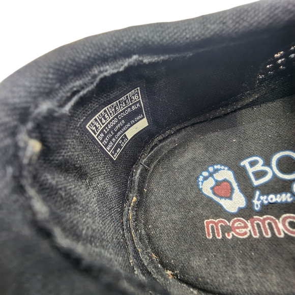 BOBS from Skechers Black Canvas Sneakers Size 7.5 - Picture 9 of 9
